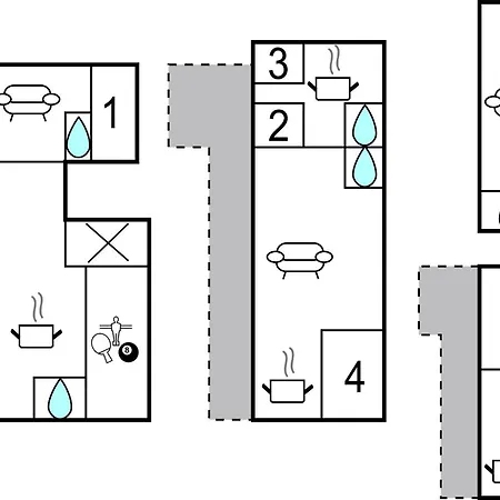 Dom wakacyjny 6 Bedroom Beautiful In